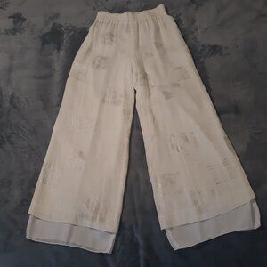 White Palazzo pants